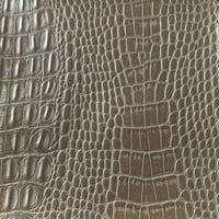 Tkanina za presvlake od krokodilske kože od 54 inča u karamel bijeloj boji