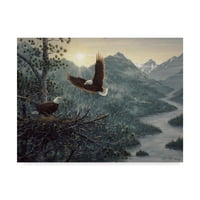 Zaštitni znak likovne umjetnosti 'Orlovi gnijezdo' platno umjetnost Jeffa Tifta