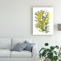 Zaštitni znak likovna umjetnost 'Citron Sea Kelp II' Canvas Art do lipnja Erica Vess
