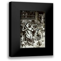 Tissot, James Black uokvirena suvremena muzejska umjetnička gravura pod nazivom Isus prije Heroda