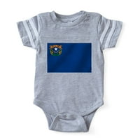 Zastava Nevade-slatki Dječji nogometni Bodi za novorođenčad