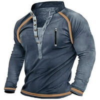 Modne marke muške košulje casual jednobojni pulover s dugim rukavima novi dolasci široki pulover u donjem rublju prikladan za poklon