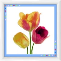 Šareni tulipani 18 18 zidna umjetnost