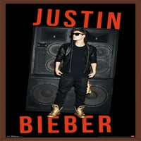 Justin Bieber-poster na zidu zvučnika, 14.725 22.375