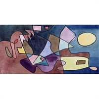 Odabrana djela od 92 do 1500 mali plakat dramatičnog krajolika Paula Kleea - Mali