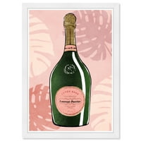 Wynwood Studio ispisuje ružičasti šampanjac pića i alkoholna pića šampanjac zidna umjetnost platno print Pink 13x19