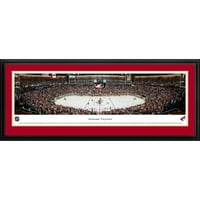 Arizona Coyotes - središnji led u rijeci Gila River Arena - Blakeway Panoramas NHL Print s luksuznim okvirom i dvostrukim prostirkom