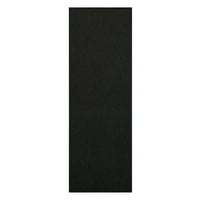 Opremite met-ove modernim komercijalnim vanjskim tepihom u punoj boji-crnim, 2' 16', prostirkom za kućne ljubimce i djecu. Proizvedeno