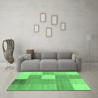 Moderni tepisi za sobe u kvadratnom kariranom smaragdno zelenom kvadratu od 6 stopa