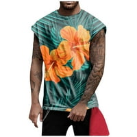 + Ljetna majica za surfanje na plaži Plus size ležerni prozračni gornji dio bez rukava široka majica s printom za muškarce