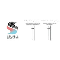 Stupell Industries Suvremeni geometrijski kvadratni oblici Jednostavna grafička umjetnost Scviggle Line Umjetnost Umjetnost Umjetnička