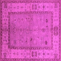 Tradicionalne prostirke za sobe u pravokutnom orijentalnom stilu u ružičastoj boji, 3' 5'