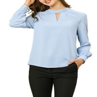 Jedinstvene ponude za žensku štand ovratnicu dugih rukava, bluza