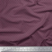 Svilena tkanina, svijetloplava Tkanina s malim uzorkom za košulje široke dvorišta