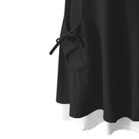 Ženska ljetna odjeća lažna dvodijelna haljina ležerna široka haljina s okruglim vratom s cvjetnim printom Ležerne haljine