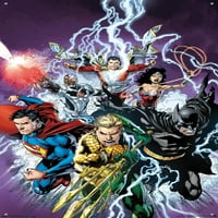 Stripovi-Justice League - zidni poster s vijcima, 22.375 34