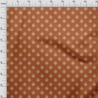 Jednobojna pamučna tkanina od batista s blokovskim cvjetnim printom, zanatska tkanina široka centimetar