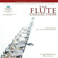 Zbirka flauta-srednja do napredna Schirmerova instrumentalna knjižnica za flautu i klavir knjiga Online Audio
