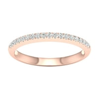 Zaručnički prsten od ružičastog zlata od 10 karata s dijamantom od 15 karata